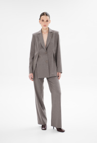 Жакет 7019 коричневый (XS-S)